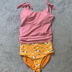 Bathing suit - can be used as a nursing friendly top.